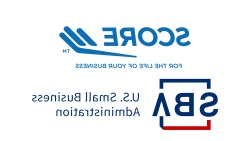 SCORE and SBA Logo, transparent background